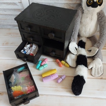 Шкатулка для драгоценностей с выдвижными ящиками, органайзер для деревянных коробок