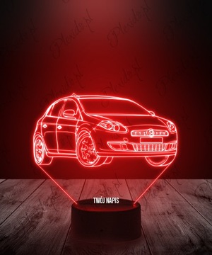 Настольная лампа светодиодная статуя автомобильный автомобиль Fiat Bravo Plexido