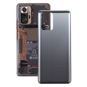 Xiaomi Redmi Note 10S CZARNA KLAPKA BATERII PANEL TYLNY DEMONTAŻ GRADE B-