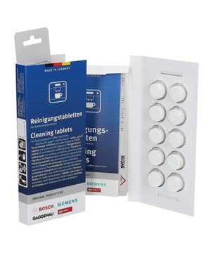 BOSCH TABLETKI DO CZYSZCZENIA EKSPRESÓW 10 SZT.