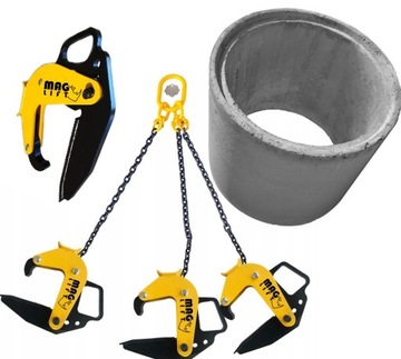 ZAWIESIE DO KRĘGÓW BETONOWYCH 3T UCHWYT 5-18 cm CE
