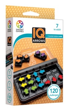 SMART GAMES GRA LOGICZNA IQ ARROWS - 120 zadań