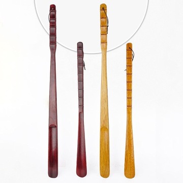 Shoehorn Drewniana łyżka do butów Zakładanie butów Brązowa 55cm