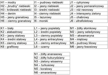 sweterek ALA ozdobny warkocz *** 102 kolory *** 50