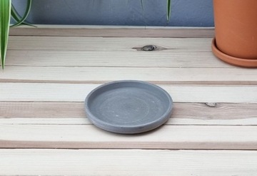 Podstawka GLINIANA BAZALTOWA spodek 11cm