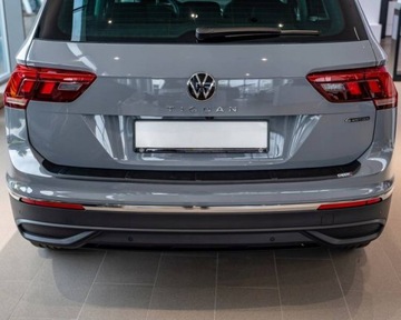 Накладка на задний бампер VW Volkswagen Tiguan 2016+