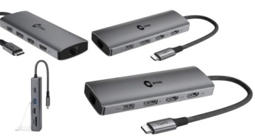 Usb-c Hub Dream Machines Více portů a nabíjení jedním kabelem 2 monitory