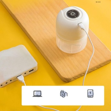 ЭЛЕКТРИЧЕСКИЙ МИНИ-ИЗМЕЛЬЧИТЕЛЬ ДЛЯ ЛУКА, ЧЕСНОКА, ОВОЩЕЙ, ТРАВ