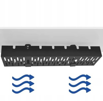 КАБЕЛЬНЫЙ ОРГАНАЙЗЕР НАПРАВЛЯЮЩАЯ КАБЕЛЕЙ РУЧКА ПОД ПОЛКОЙ СТОЛА ВЕРХНЯЯ ПОЛКА DA263