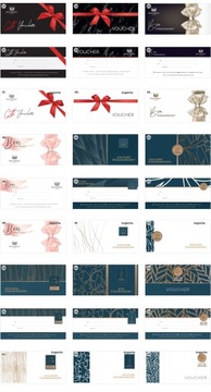 КРАСИВЫЙ НАБОР Подарочные сертификаты+конверты х100+ДИЗАЙН