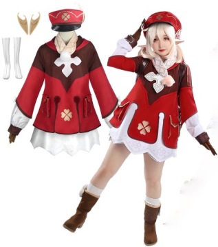 STRÓJ KOSTIUM KLEE GENSHIN COSPLAY ANIME 158/164
