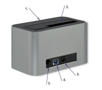ДОК-СТАНЦИЯ ДЛЯ 2,5/3,5'' SATA USB HDD/SSD