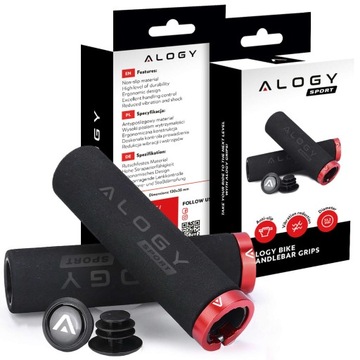 Грипсы Велосипедные ручки Велосипедные ручки Отличный захват SOFT Alogy [2 шт.]