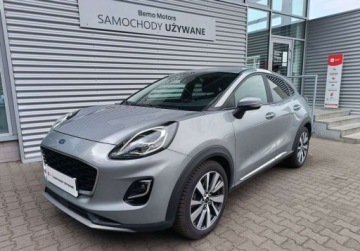 Ford Puma II Crossover 1.0 EcoBoost mHEV 125KM 2022 Ford Puma 125KM mHEV Automat TitaniumX SalonPL SerwisASO FV23 P.Zima Gwara, zdjęcie 2