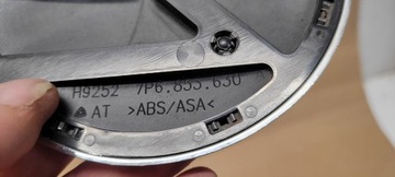 VW SHARAN TOUAREG ZNAK LOGO KRYT 7P6853630A