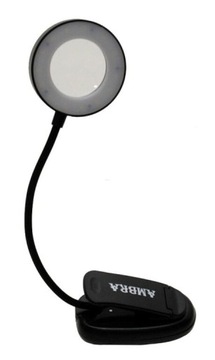 AMBRA LML-100 LAMPKA PULPITOWA LED Z LUPĄ OŚWIETLENIE NUT BIURKA