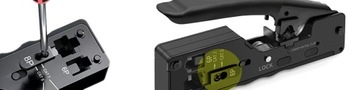 Профессиональный обжимной инструмент для сквозного зачистки изоляции RJ45, набор PT-S02