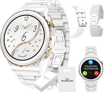 SMARTWATCH Komunia Święta zegarek dziecięcy CERAMIKA ROZMOWY 2 PASKI