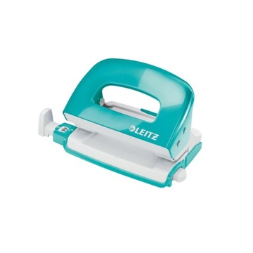 Dziurkacz LEITZ 5060 MINI (10k) turkusowy metalik