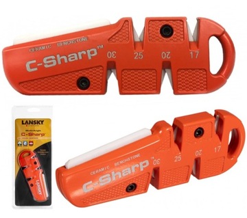 LANSKY OSTRZAŁKA C-SHARP CeramicSharp CERAMICZNA UNIWERSALNA CZERWONA RED