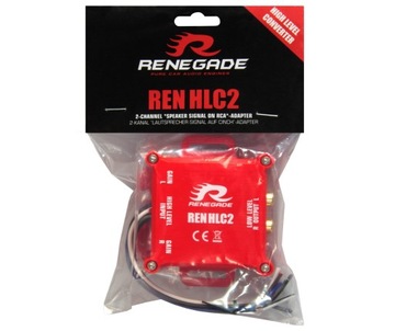 ПРЕОБРАЗОВАТЕЛЬ УРОВНЯ СИГНАЛА HighLow HiLow 2xRCA CINCH Renegade RENHLC2 REMOTE