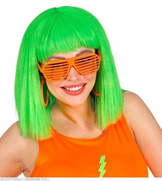 ОРАНЖЕВЫЕ НЕОНОВЫЕ ЖАЛЮЗИ ДЛЯ ДИСКО, ОЧКИ