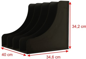 STOJAK NA PŁYTY WINYLOWE ORGANIZER WINYLE 40 cm