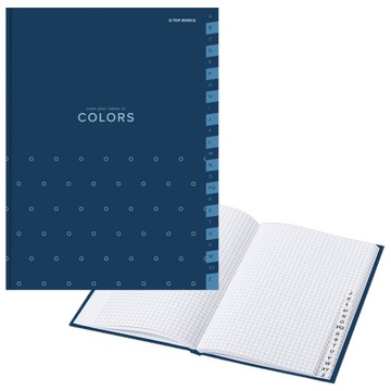 БИНДЕР А4 96К В КЛЕТКУ СИНИЙ ТОП-2000