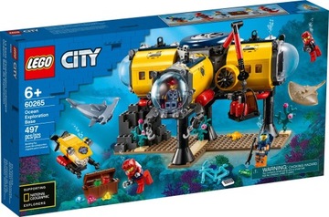 LEGO CITY 60265 BAZA BADACZY OCEANU PODWODNA STACJ