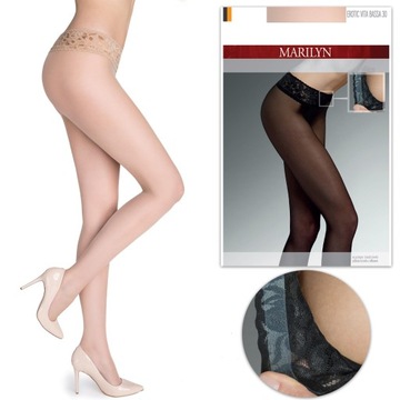 Marilyn EROTIC VITA BASSA 30 R4 koronka visone