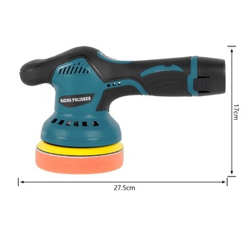 полировальная машинка для автомобилей, полировальная машинка для аккумуляторов с регулировкой, губки, подушечки, набор 18x