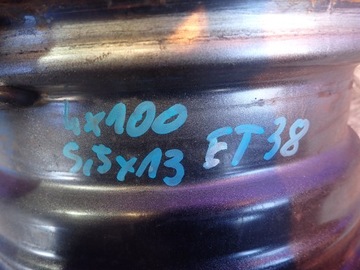 DISK OCELOVÝ VW 5.5" X 13" 4X100 ET 38