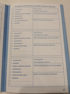 Książeczka zdrowia psa Buldog Francuski