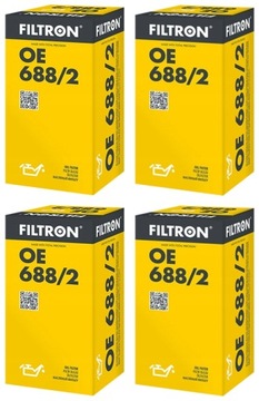 4× FILTRON OE 688/2 FILTR OLEJE