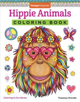 Hippie Animals Coloring Book THANEEYA MCARDLE