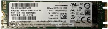 DYSK SKhynix HFS128G39TNF 128GB M.2 SATA 1100