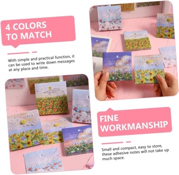 8 шт. липкие заметки для заметок офисный пейзаж липкая заметка