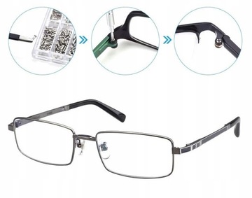 НАБОР ВИНТОВ И ГАЙК ВИНТОВ 1000 ШТ. ДЛЯ РЕМОНТА СТЕКОЛ М1,4 М1,6 СТАЛЬ