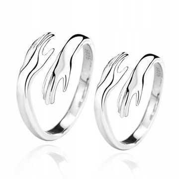 925 rings kreatywne pierścienie para pierścieni[2]