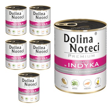 Dolina Noteci PREMIUM bogata w indyka 6x800g
