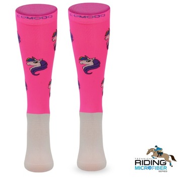 Носки для верховой езды SPJMW с единорогами, микрофибра