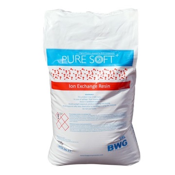 Żywica jonowymienna PURE SOFT PLUS marki BWG - 25L