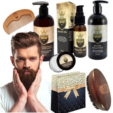 Zestaw Prezent Dla Męża Narzeczonego Men Beard 6w1