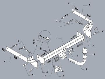 ZAŘÍZENÍ(HÁK) TAŽNÉ + SVAZEK PEUGEOT406 SEDAN 1995DO2004
