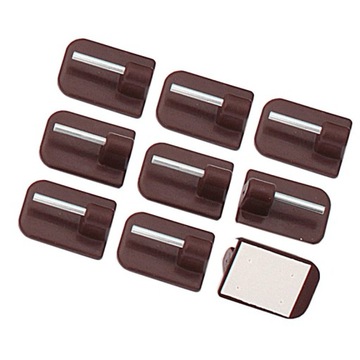 HACZYK HAK BRĄZOWY SAMOPRZYLEPNY DO ZAZDROSTEK FIRAN FIRANEK 10 SZTUK