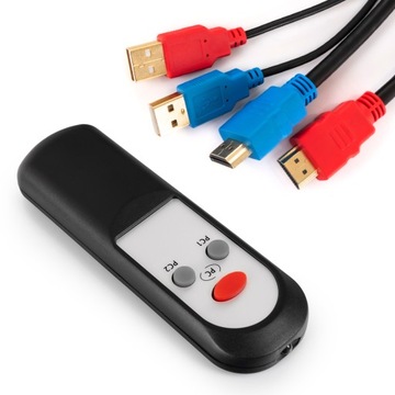 KVM-переключатель USB + HDMI 2/1 Spacetronik SPH-KVM21