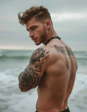 ВРЕМЕННАЯ ТАТУИРОВКА МОЮЩИЙСЯ ЗНАК ЗОДИАКА СКОРПИОНА - ВЫСОКОЕ КАЧЕСТВО 4K