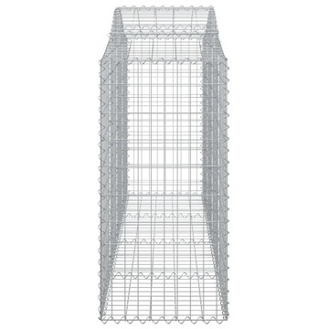 Габионные корзины, 25 шт, 200х50х120/140см, оцинкованное железо Lumarko!