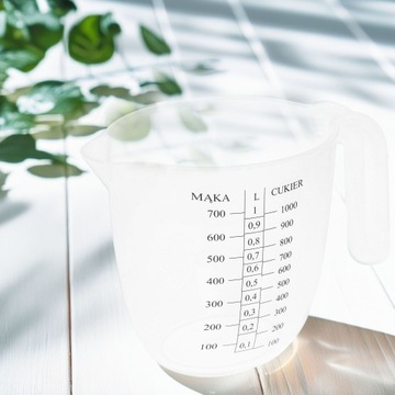 Кухонный мерный стакан, пластиковый кувшин со шкалой, кухонный контейнер, 3 мерных размера.