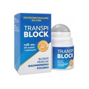 Transpiblock Roll-on Bloker przeciw nadmiernemu poceniu, 50ml
